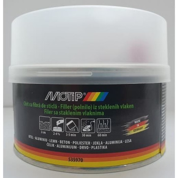 Chit cu fibră de sticlă MOTIP, 500g M535970